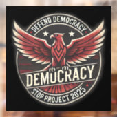 Autocollant Pour Fenêtre Arrêter le projet 2025 (Feuille 2)