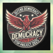 Autocollant Pour Fenêtre Arrêter le projet 2025 (Feuille 3)