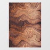 Autocollant Pour Fenêtre Arrière - plan design moderne en bois de charpente (Feuille)