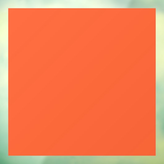 Autocollant Pour Fenêtre Arrière - plan orange vif (Feuille 3)