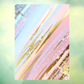 Autocollant Pour Fenêtre Arrière - plan rose texturé (Feuille 3)