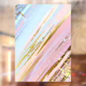 Autocollant Pour Fenêtre Arrière - plan rose texturé (Feuille 2)