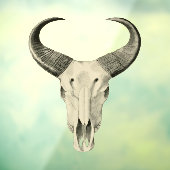 Autocollant Pour Fenêtre Attachement de la fenêtre du crâne Steer (Feuille 3)