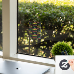 Autocollant Pour Fenêtre Aujourd'hui Moment, la vie étincelante