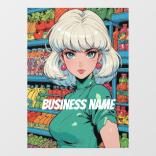 Autocollant Pour Fenêtre Autocollant de fenêtre d'anime