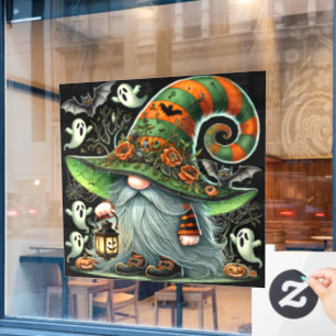 Autocollant Pour Fenêtre Autocollant de fenêtre de gnome d'Halloween