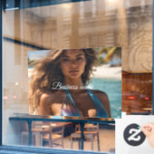 Autocollant Pour Fenêtre Autocollant de fenêtre de mode personnalisé (Fenêtre de café)