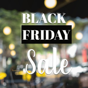 Autocollant Pour Fenêtre Autocollant de fenêtre de vente du Black Friday de