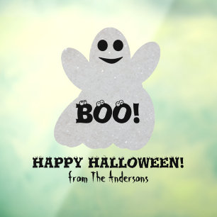 Autocollant Pour Fenêtre Autocollant de fenêtre fantôme Halloween joyeux