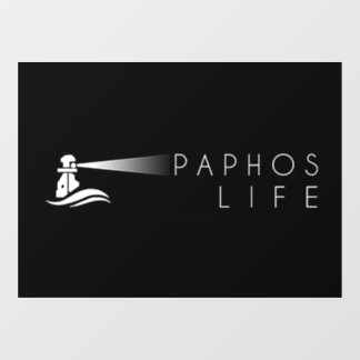 Autocollant Pour Fenêtre Autocollant de fenêtre Logo Paphos Life