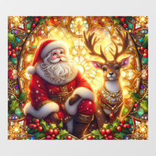 Autocollant Pour Fenêtre Autocollant de fenêtre Saint-Nicolas en verre colo