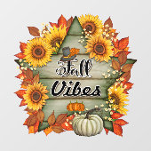 Autocollant Pour Fenêtre Automne Belle Collection tendance Thanksgiving (Feuille)