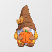 Autocollant Pour Fenêtre Automne Gnome Clair fenêtre automne (Feuille)