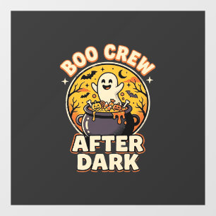 Autocollant Pour Fenêtre Badge de l'équipe de fantômes d'Halloween