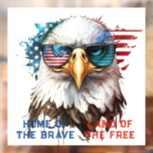 Autocollant Pour Fenêtre Bald Eagle moderne & unique USA symbole national (Feuille 2)