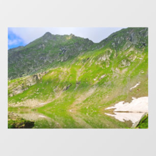 Autocollant Pour Fenêtre Balea Lake Mountain Slope – Romania Alpine Print