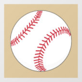 Autocollant Pour Fenêtre Balle de baseball (Feuille)
