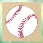 Autocollant Pour Fenêtre Balle de baseball (Feuille 3)