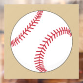 Autocollant Pour Fenêtre Balle de baseball (Feuille 2)