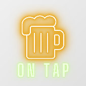 Autocollant Pour Fenêtre Bar Beer Neon (Feuille)