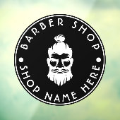 Autocollant Pour Fenêtre Barber Shop (Feuille 3)