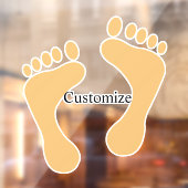 Autocollant Pour Fenêtre Barefoot Beach Bum Thunder_Cove (Feuille 2)