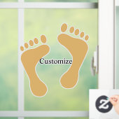 Autocollant Pour Fenêtre Barefoot Beach Bum Thunder_Cove (Maison)