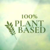 Autocollant Pour Fenêtre Basé Sur 100 % De Plantes (Feuille 3)