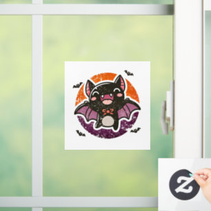 Autocollant Pour Fenêtre Bauve-souris - Halloween