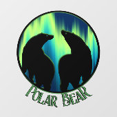 Autocollant Pour Fenêtre Bear Art Decal Personnalisé Tribal Bear Art Fenêtr (Feuille)