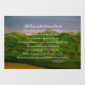 Autocollant Pour Fenêtre Béatitudes (Feuille)