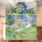 Autocollant Pour Fenêtre Berthe Morisot - Fille en bateau avec oie (Feuille 2)