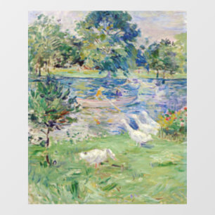 Autocollant Pour Fenêtre Berthe Morisot - Jeune fille dans un bateau avec d