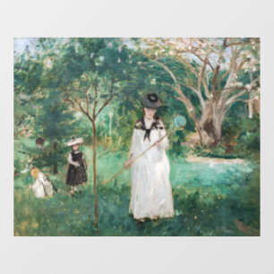 Autocollant Pour Fenêtre Berthe Morisot - La chasse aux papillons