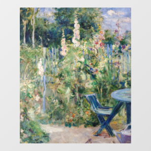 Autocollant Pour Fenêtre Berthe Morisot - Roses Trémières / Althées