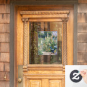 Autocollant Pour Fenêtre Berthe Morisot - Tremieres Rose (Porte d'accueil)