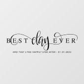 Autocollant Pour Fenêtre Best day ever Car (Feuille)