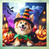 Autocollant Pour Fenêtre Bewitching Pup's Halloween Howl (Feuille 3)