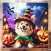 Autocollant Pour Fenêtre Bewitching Pup's Halloween Howl (Feuille 2)