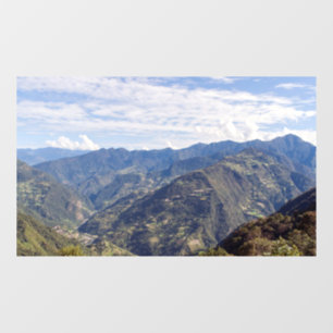 Autocollant Pour Fenêtre Bhoutan paisible montagnes orientales - Himalaya