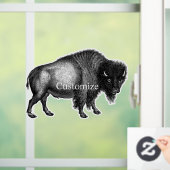 Autocollant Pour Fenêtre Big Bison Buffalo Thunder-Cove (Maison)