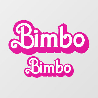 Autocollant Pour Fenêtre Bimbo personnalisable