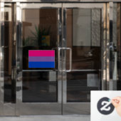 Autocollant Pour Fenêtre Bisexual pride (Porte de bureau)