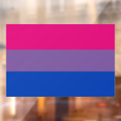 Autocollant Pour Fenêtre Bisexual pride (Feuille 2)
