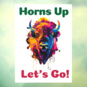 Autocollant Pour Fenêtre Bison (Feuille 3)