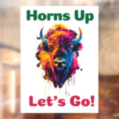 Autocollant Pour Fenêtre Bison (Feuille 2)