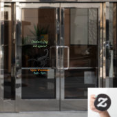 Autocollant Pour Fenêtre Black hungry scorpion (Porte de bureau)