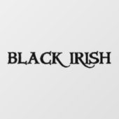 Autocollant Pour Fenêtre Black Irish voir à travers la clé avant de la fenê (Feuille)