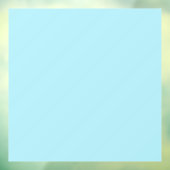 Autocollant Pour Fenêtre Bleu Bleu Bleu (couleur solide) (Feuille 3)