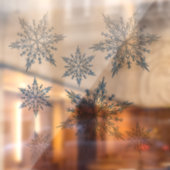 Autocollant Pour Fenêtre Bleu hiver (Feuille 2)